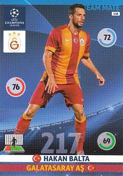 Hakan Balta Galatasaray AS 2014/15 Panini Champions League #138